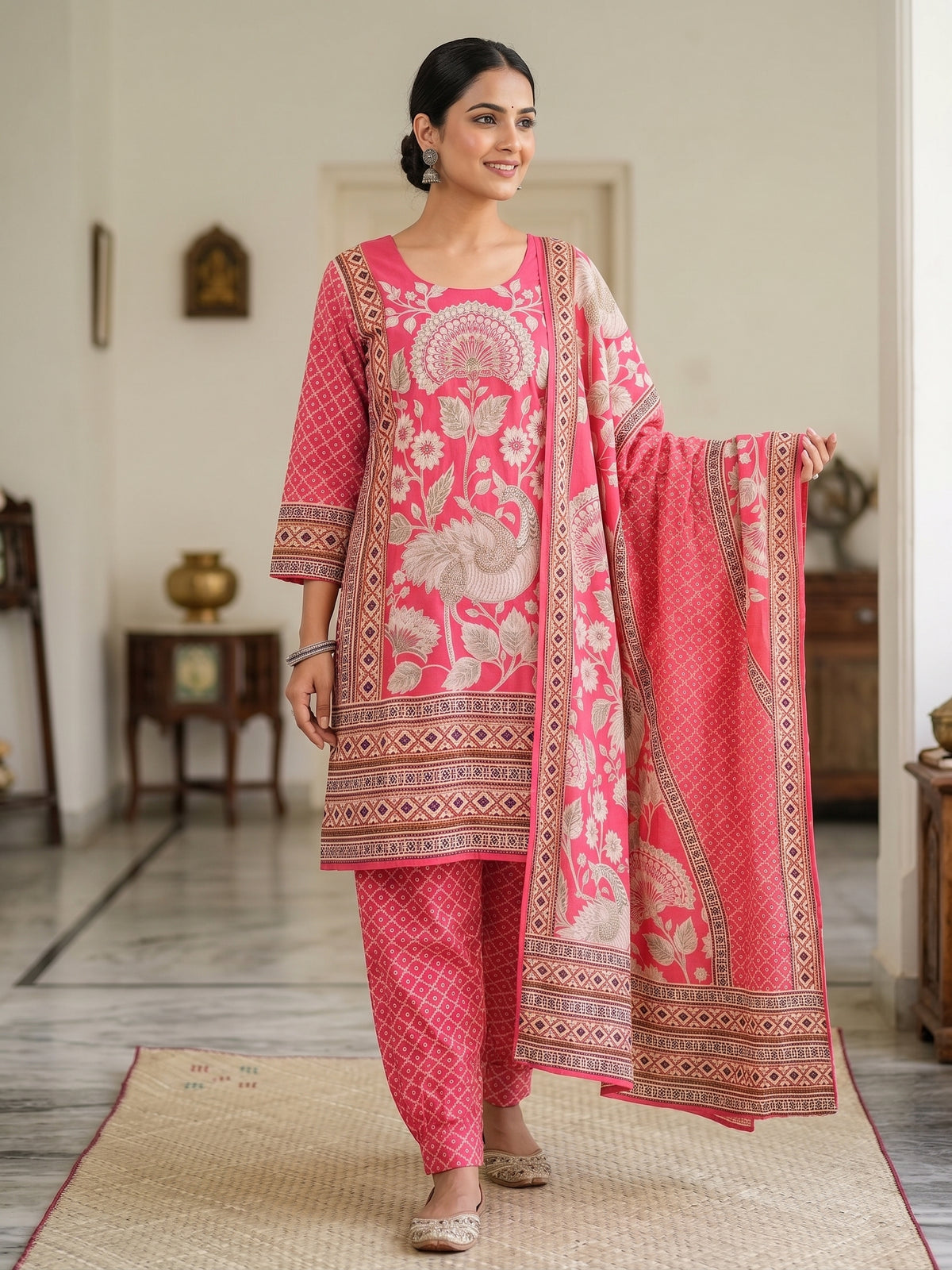 Light Pink Farshi Sawar Set
