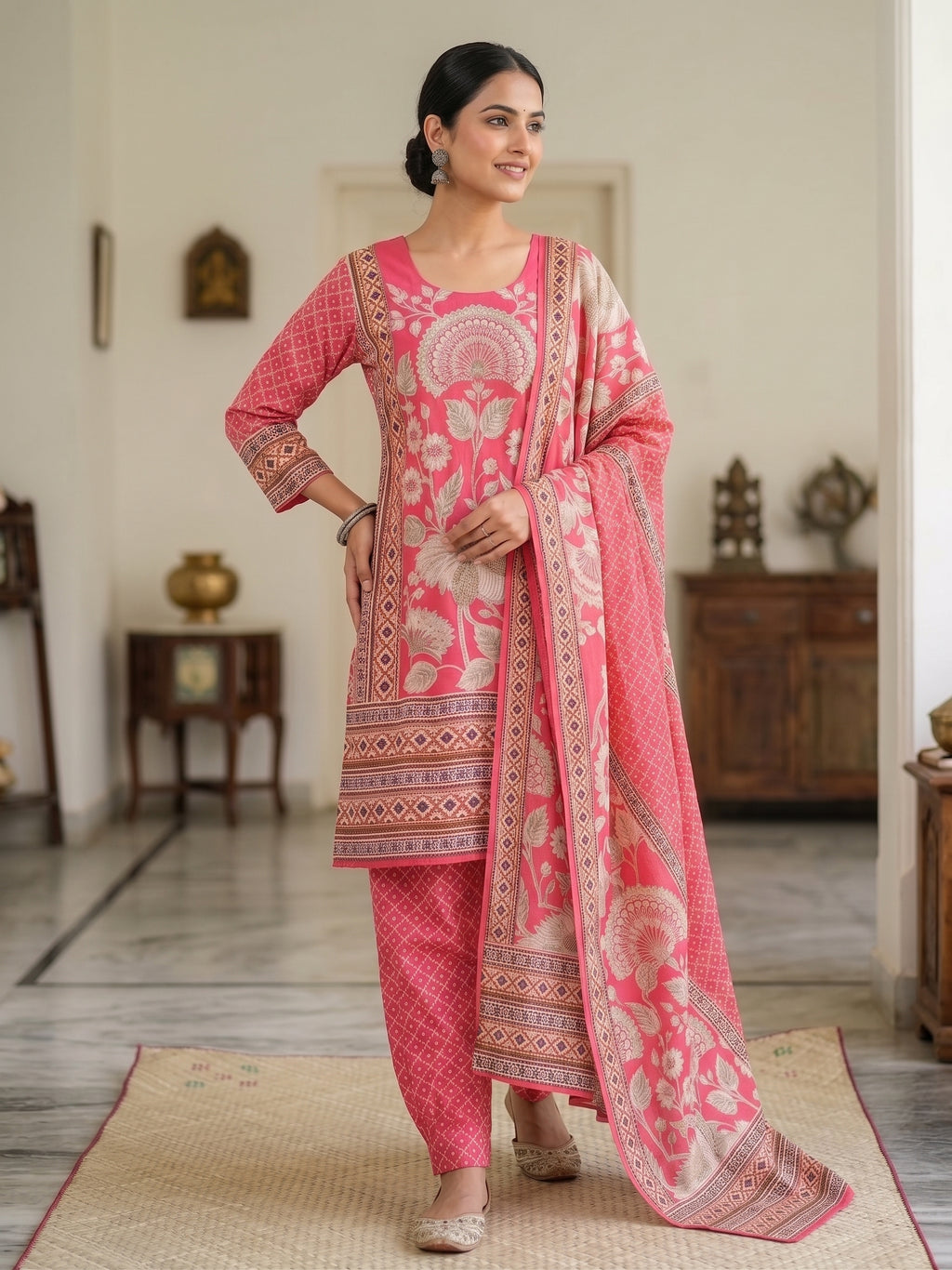 Light Pink Farshi Sawar Set