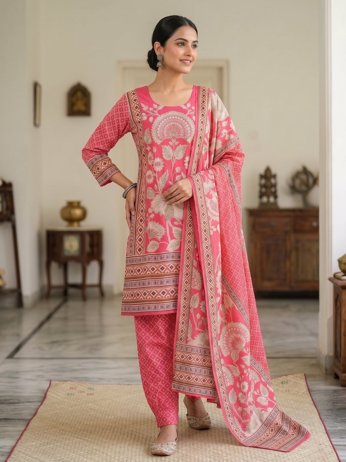 Light Pink Farshi Sawar Set