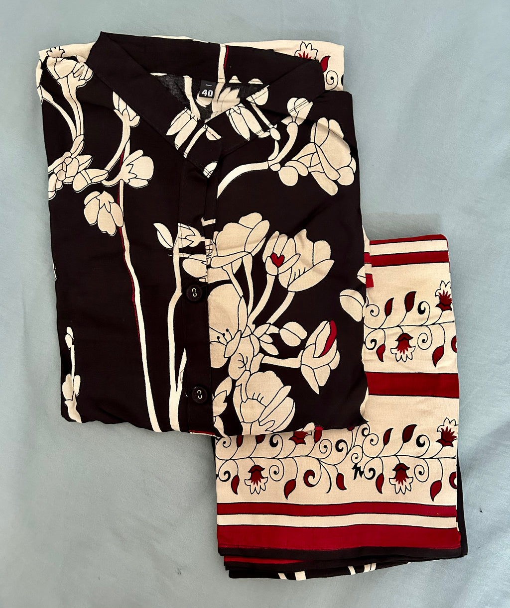 Soft Rayon Floral Printed Co-Ord Set