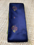 Peacock Blue green with golden zari Buta and Pallu Soft Silk Saree